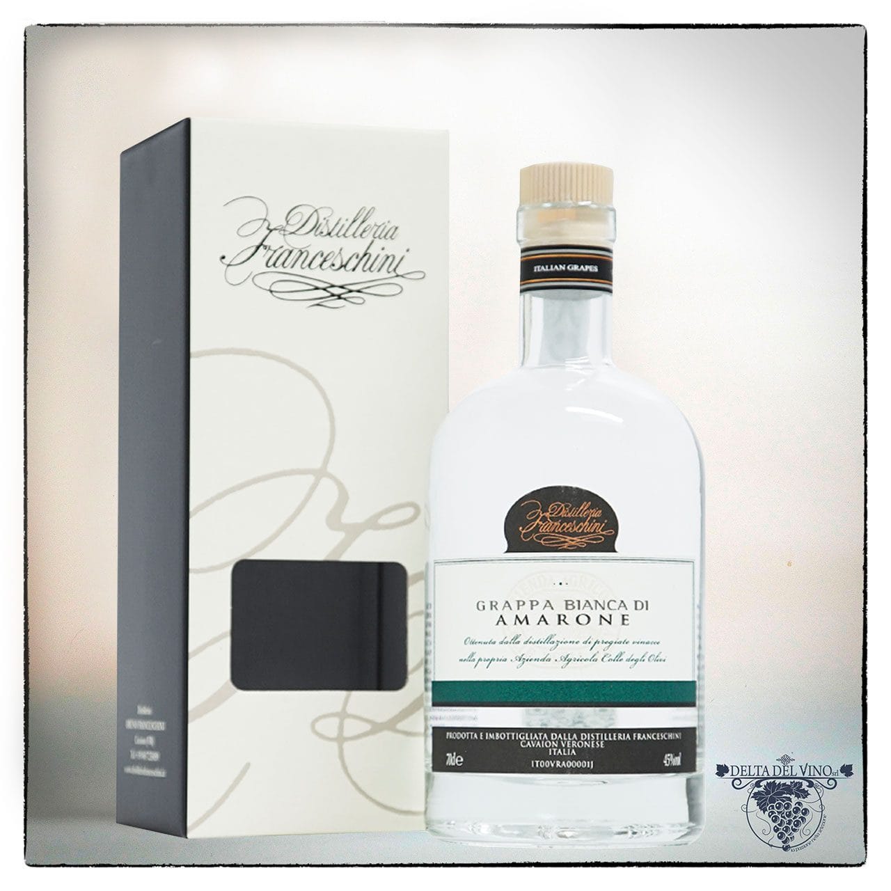 Grappa di Amarone selezione delta del vino