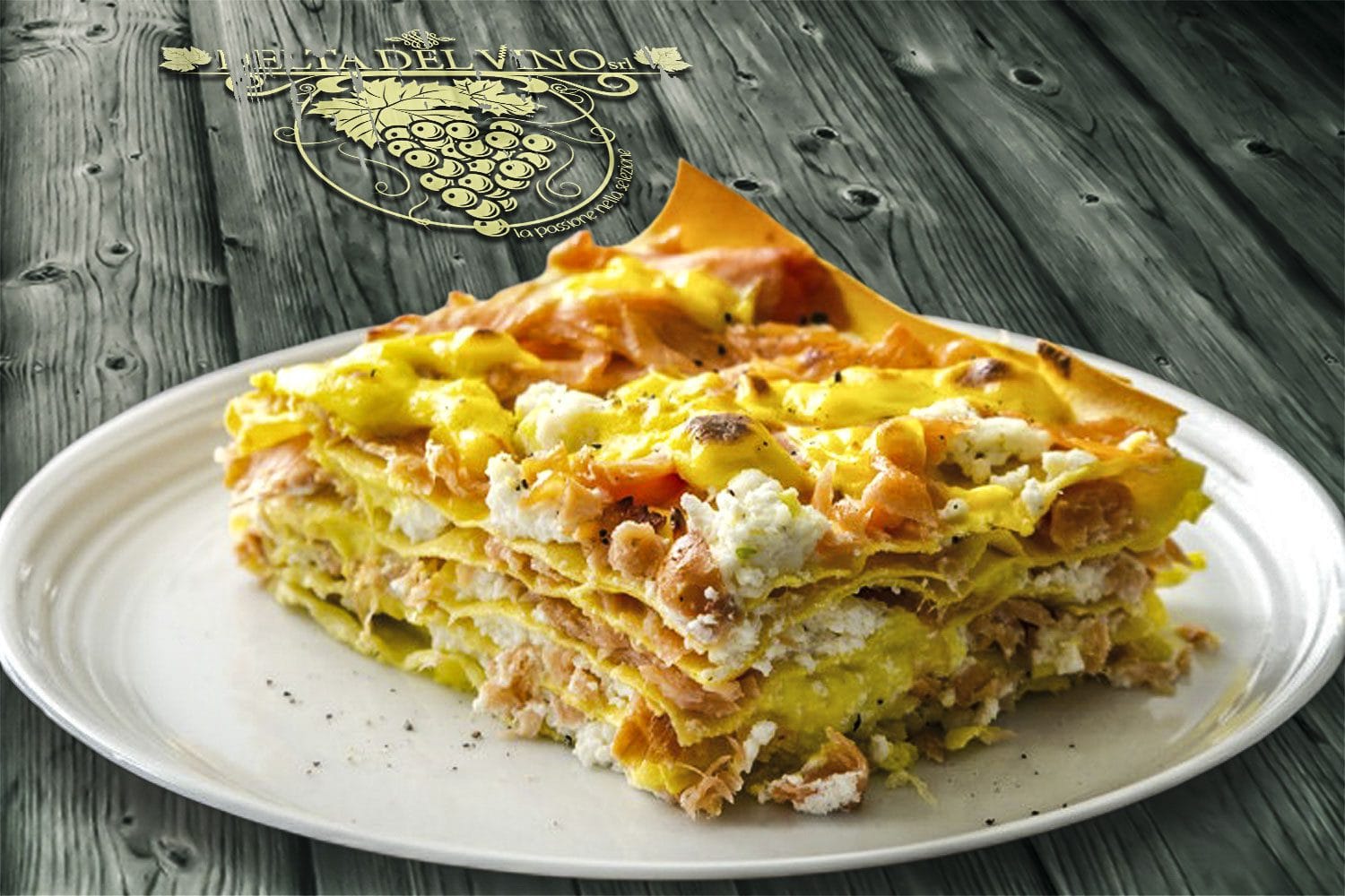 Ricetta Lasagne al salmone e zafferano