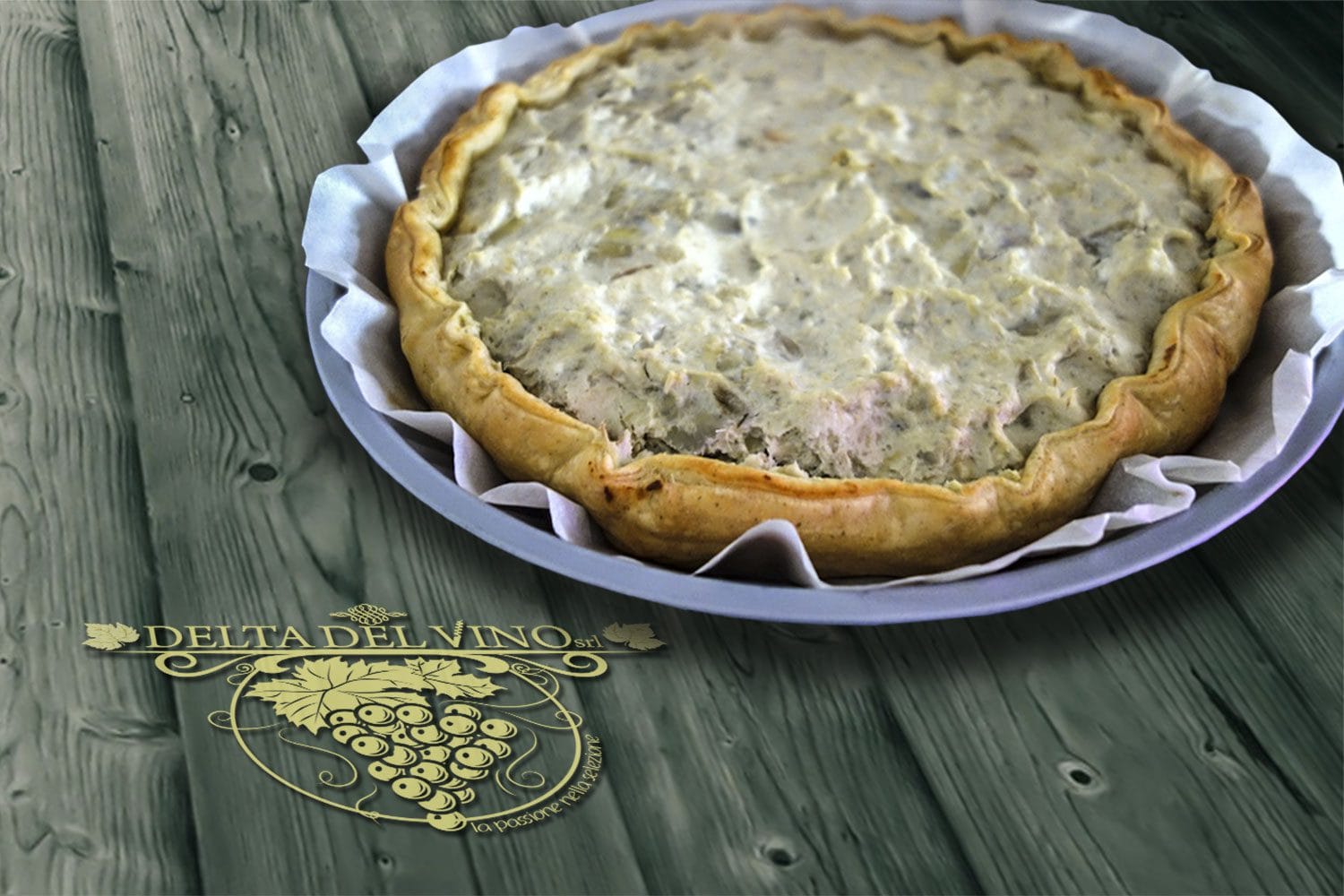 Ricetta per Torta con ricotta e carciofi