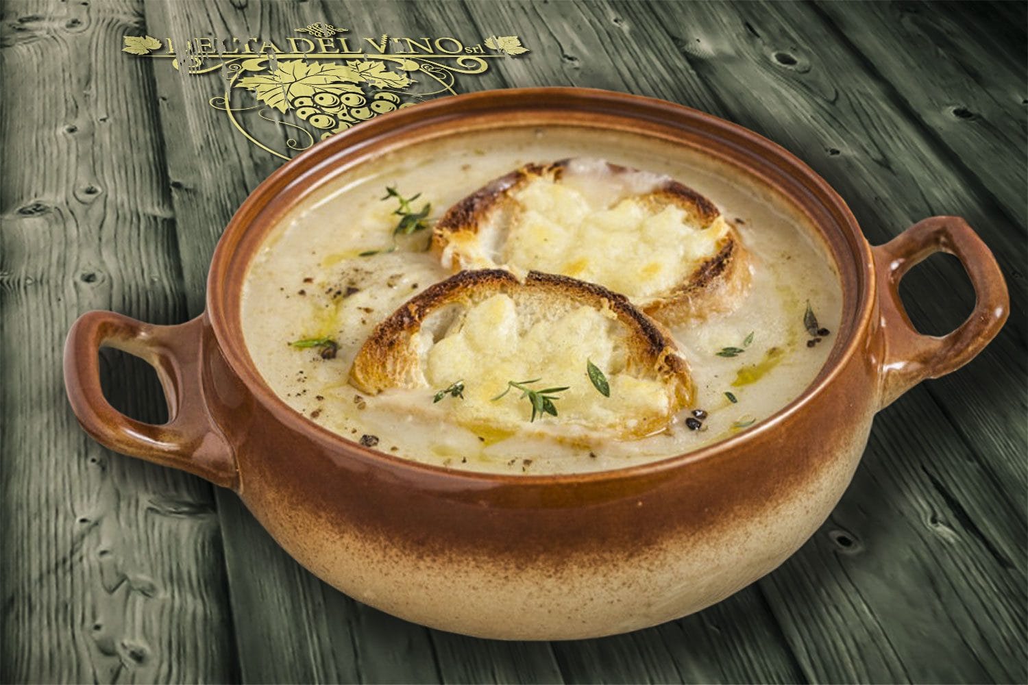Ricetta per una zuppa di cipolle alla francese