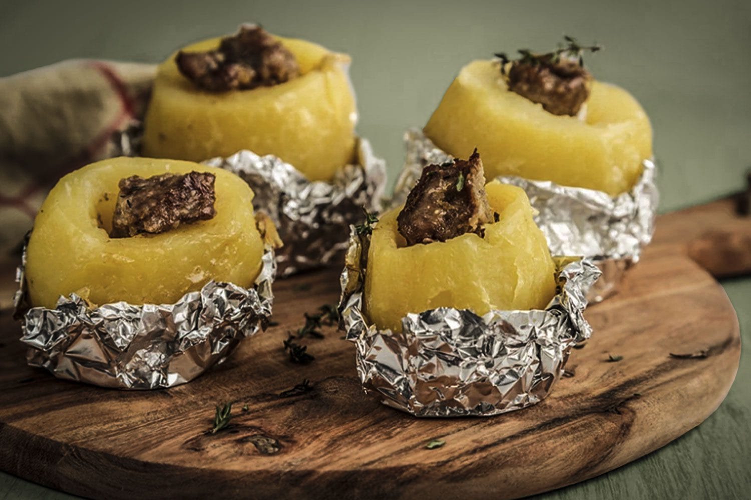 Ricetta Patate al cartoccio con salsiccia