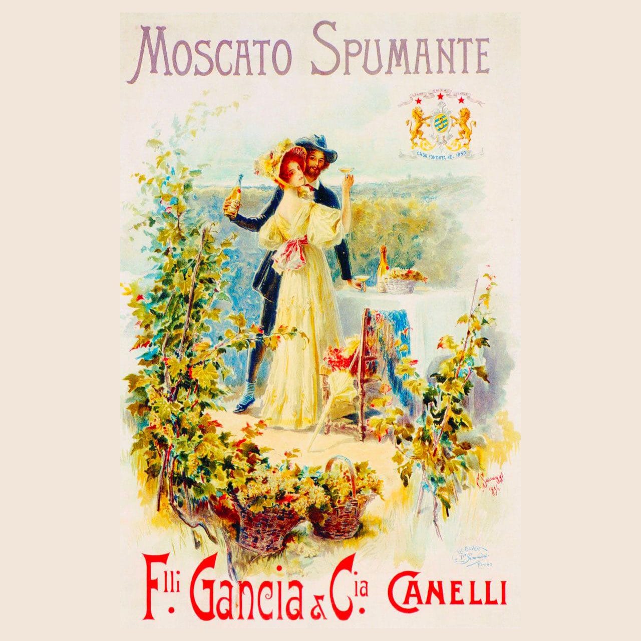 Ha più di un secolo il primo manifesto del vino in Italia