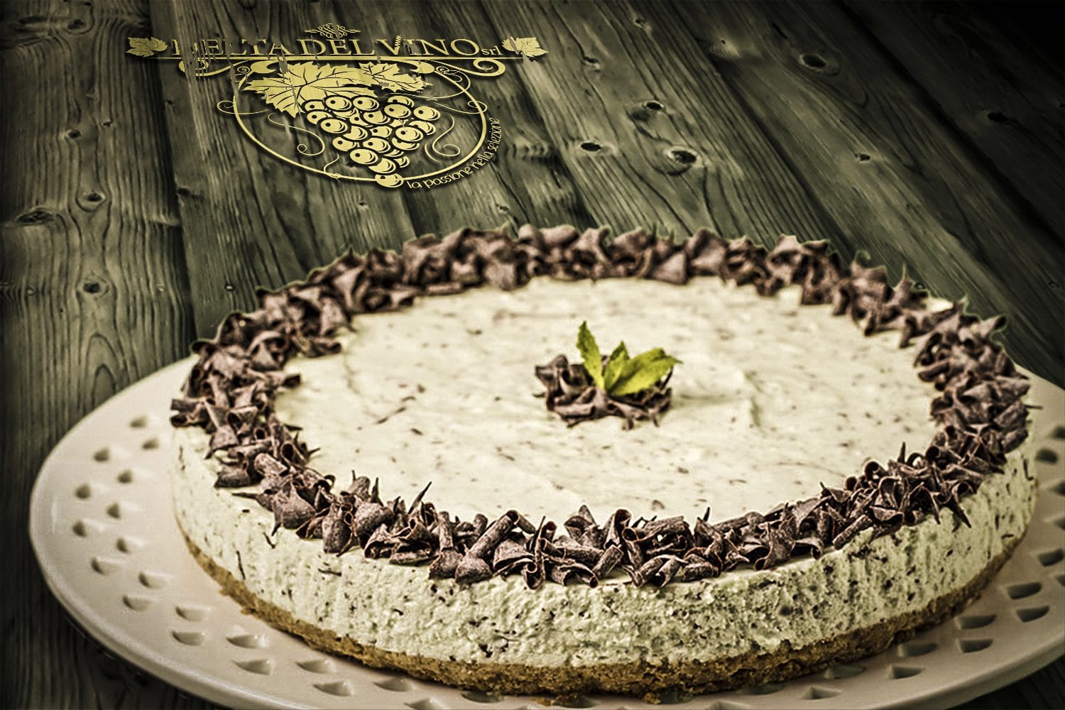 Cheesecake al cioccolato e menta: la ricetta